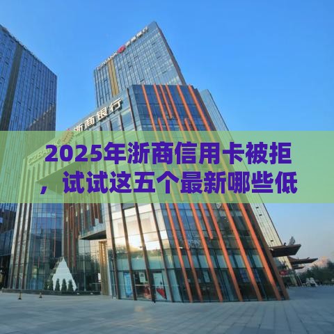 2025年浙商信用卡被拒，试试这五个最新哪些低息可靠可以分12期以上的借款平台