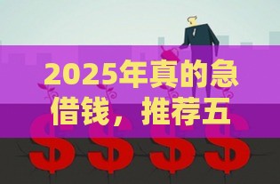 2025年真的急借钱，推荐五个最新按揭车辆贷款平台