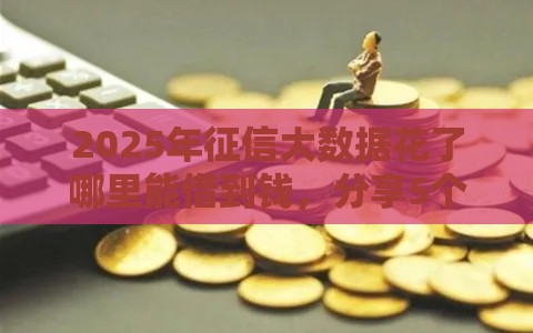 2025年征信大数据花了哪里能借到钱，分享5个最新借款平台的钱好借一点