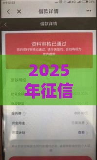 2025年征信黑了急用钱，整理五个最新信用飞类似的口子