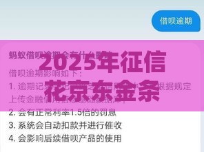 2025年征信花京东金条好下款吗，公布五个最新靠谱的短期借款平台