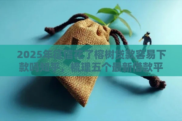 2025年征信花了榕树贷款容易下款吗知乎，梳理五个最新借款平台贷款利息又低又正规