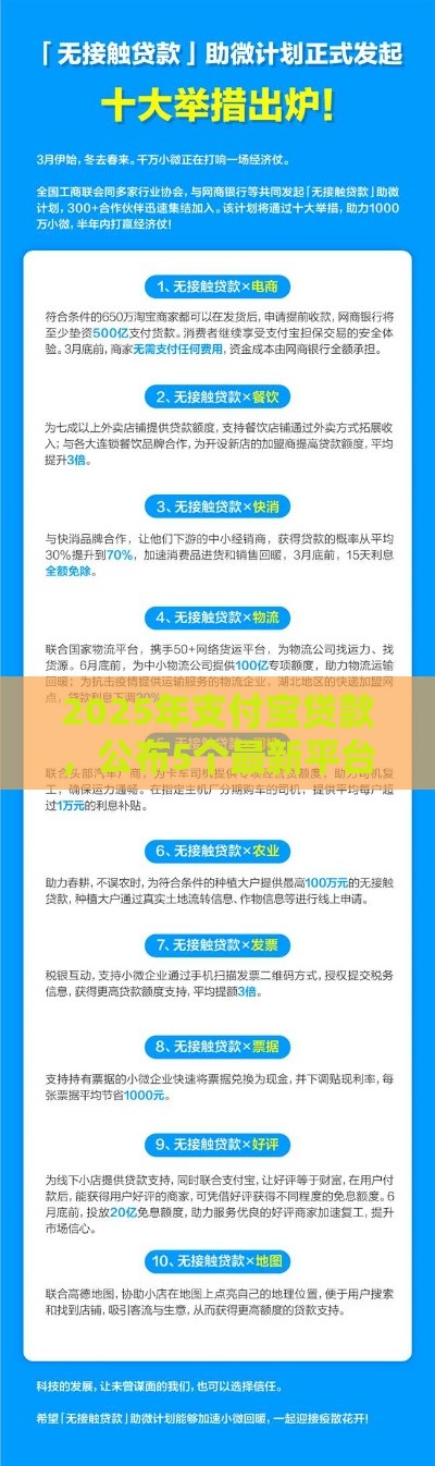 2025年支付宝贷款，公布5个最新平台可以百分百借款网贷