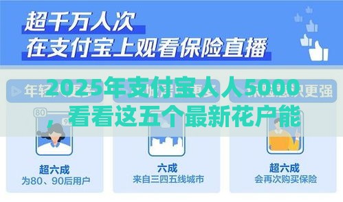 2025年支付宝人人5000，看看这五个最新花户能下款的口子