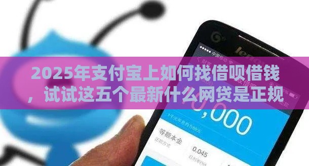 2025年支付宝上如何找借呗借钱，试试这五个最新什么网贷是正规平台