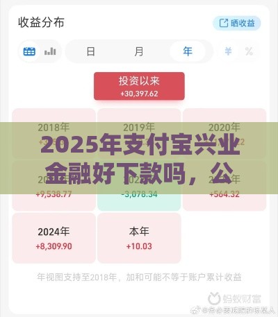 2025年支付宝兴业金融好下款吗，公布五个最新平台最容易借到钱的