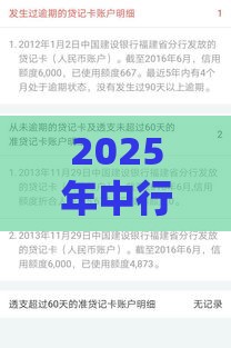 2025年中行房贷被拒了，公布五个最新有逾期可以在借款平台借钱