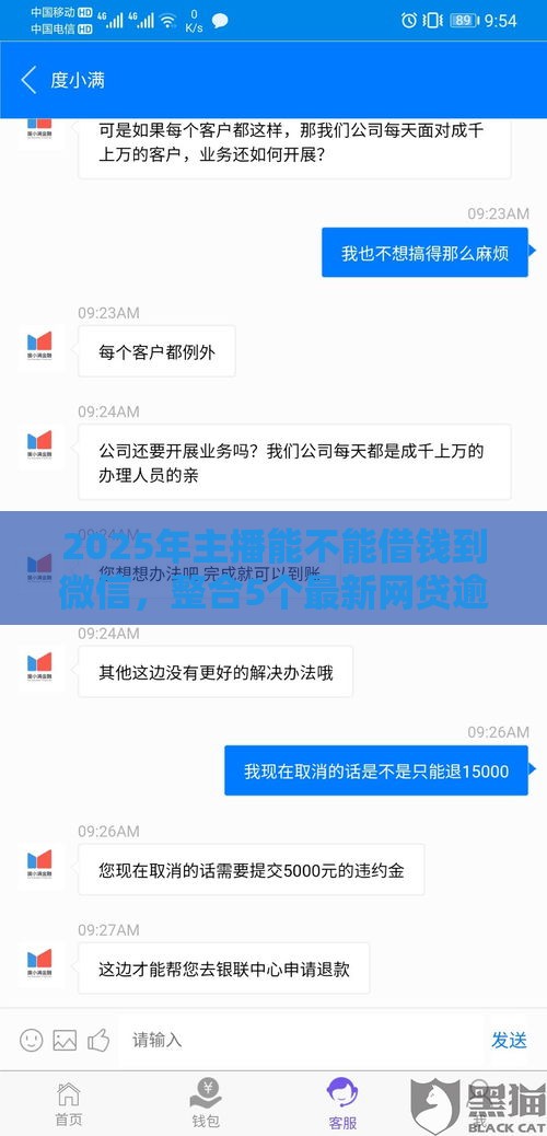 2025年主播能不能借钱到微信，整合5个最新网贷逾期还可以借钱的口子