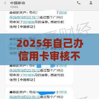 2025年自己办信用卡审核不过，看看这5个最新比较大的网贷平台