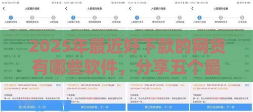 2025年最近好下款的网贷有哪些软件，分享五个最新长期贷款平台