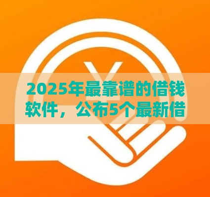 2025年最靠谱的借钱软件，公布5个最新借钱的平台100%能借到利息低