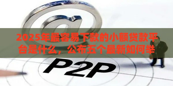 2025年最容易下款的小额贷款平台是什么，公布五个最新如何举报网贷平台