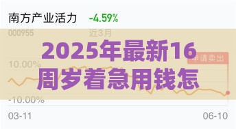 2025年最新16周岁着急用钱怎么办，试试这5个贷款利率最低的平台