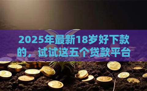 2025年最新18岁好下款的，试试这五个贷款平台最容易贷到款