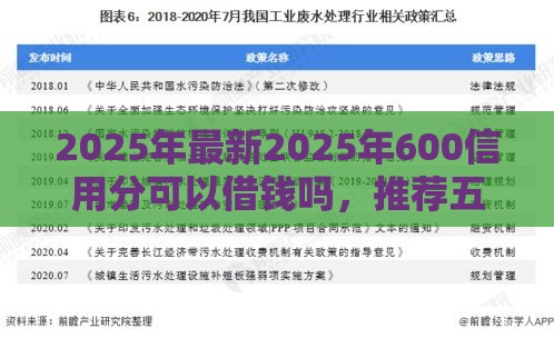 2025年最新2025年600信用分可以借钱吗,推荐五个靠谱的借钱平台 2025年最新2025年600信用分可以借钱吗,推荐五个靠谱的借钱平台