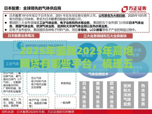 2025年最新2025年高炮网贷有哪些平台，梳理五个网贷平台哪些好