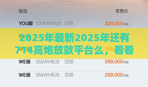 2025年最新2025年还有714高炮放款平台么，看看这五个平台容易借钱