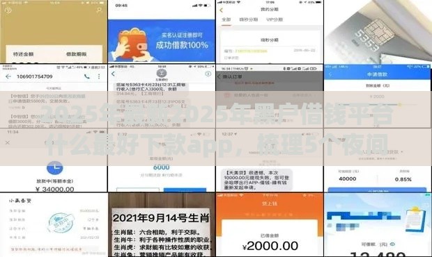 2025年最新2025年黑户借钱平台什么最好下款app，梳理5个夜间贷款秒审核秒下款的平台