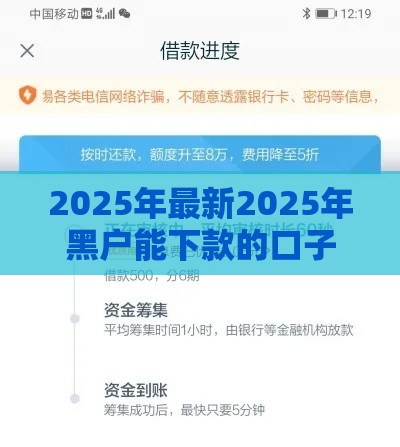 2025年最新2025年黑户能下款的口子有哪些，分享5个贷款平台投诉电话