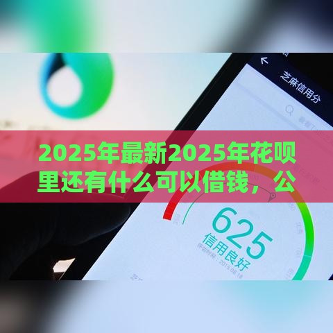 2025年最新2025年花呗里还有什么可以借钱，公布五个正规的贷款平台