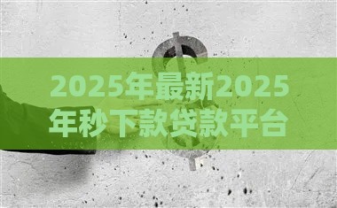 2025年最新2025年秒下款贷款平台可靠吗，看看这五个如何投诉网贷平台
