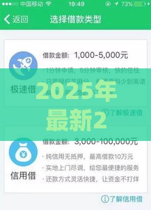 2025年最新2025年蘑菇优选好下款吗，分享5个平台贷款不看征信