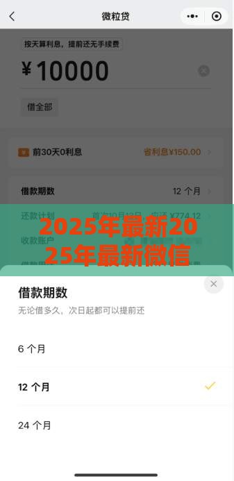 2025年最新2025年最新微信多了一个微粒贷借钱，整理五个现在平台可以借钱