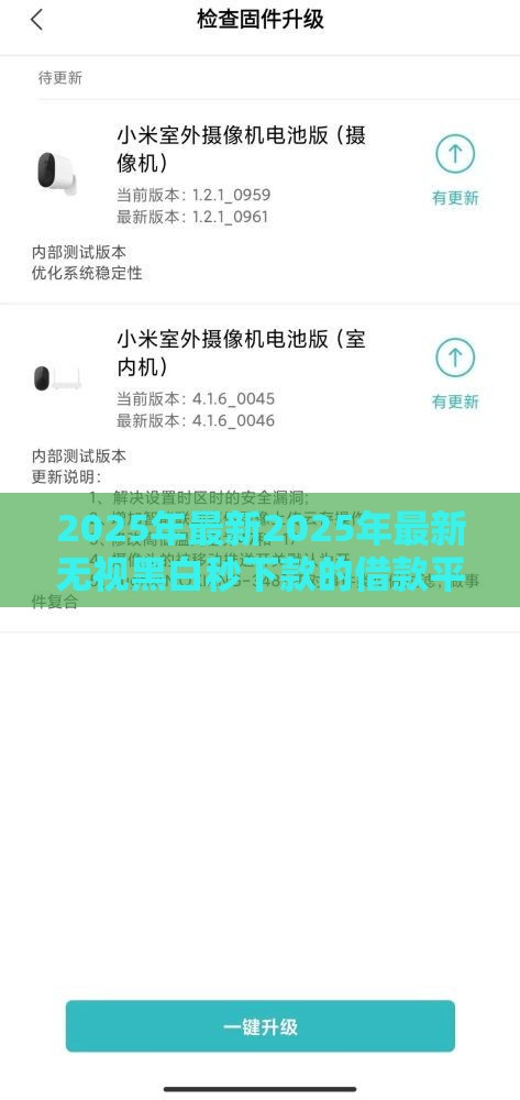 2025年最新2025年最新无视黑白秒下款的借款平台，分享5个好用的网贷平台
