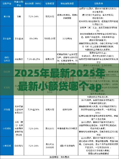 2025年最新2025年最新小额贷哪个app好下款，推荐五个人体器官贷款平台
