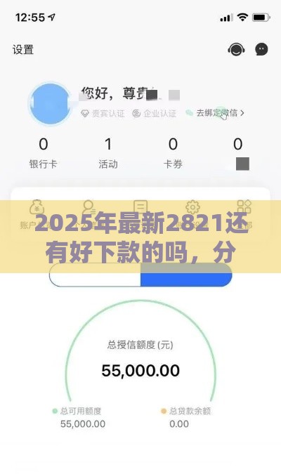 2025年最新2821还有好下款的吗，分享五个2025可以撸的口子