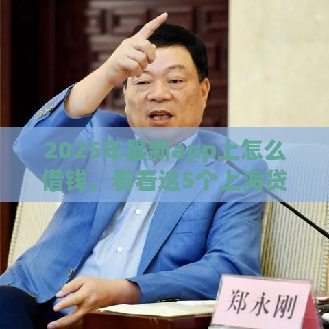 2025年最新app上怎么借钱，看看这5个上海贷款平台