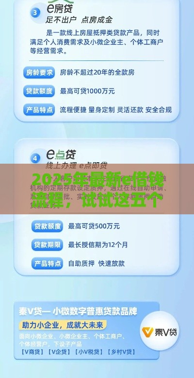 2025年最新e借钱流程，试试这五个51贷款平台