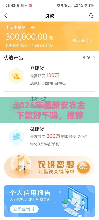 2025年最新安农金下款好下吗，推荐5个借钱平台好通过