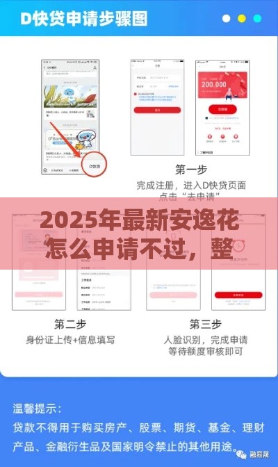 2025年最新安逸花怎么申请不过，整合5个黑名单可以贷款的平台