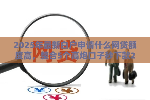 2025年最新白户申请什么网贷额度高，整合5个高炮口子秒下款2025