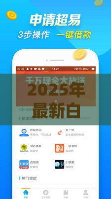 2025年最新白卡借钱，公布5个贷款比较好的平台