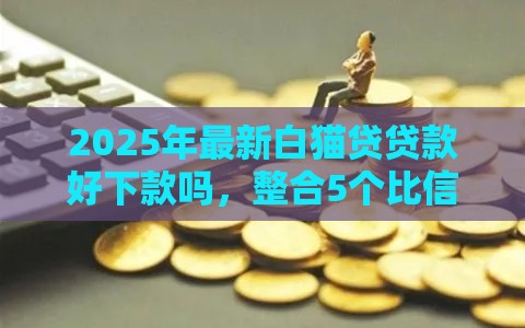 2025年最新白猫贷贷款好下款吗，整合5个比信用飞更好下款的口子