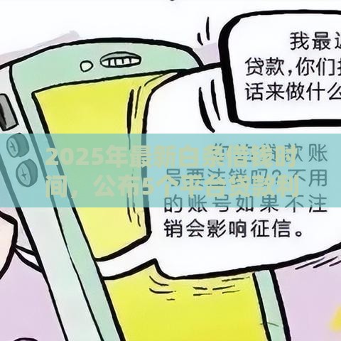 2025年最新白条借钱时间，公布5个平台贷款利率低