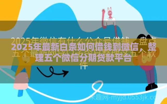 2025年最新白条如何借钱到微信，整理五个微信分期贷款平台