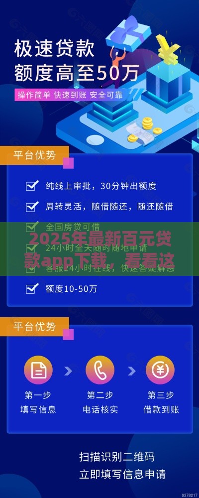 2025年最新百元贷款app下载，看看这5个应急贷款平台