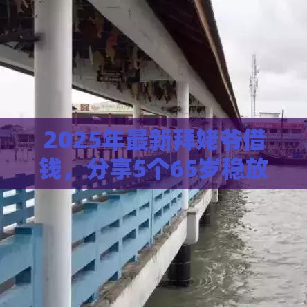 2025年最新拜姥爷借钱，分享5个65岁稳放款口子正规网贷