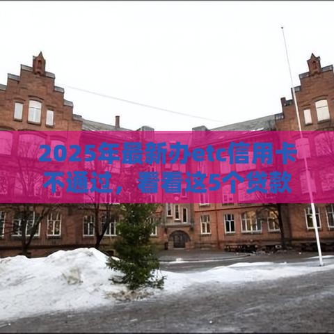 2025年最新办etc信用卡不通过,看看这5个贷款服务平台 2025年最新办etc信用卡不通过,看看这5个贷款服务平台