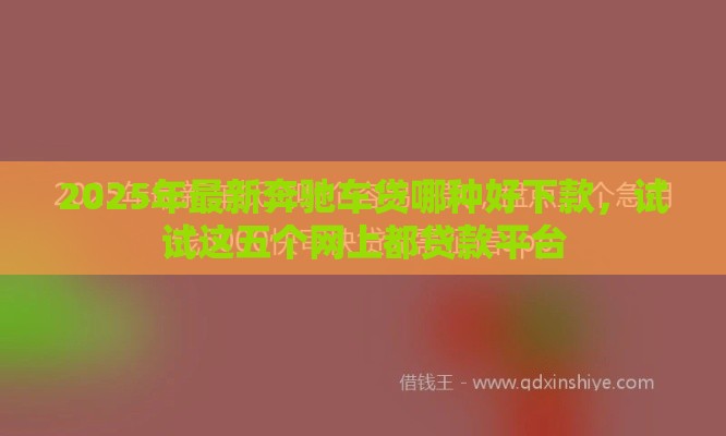 2025年最新奔驰车贷哪种好下款，试试这五个网上都贷款平台