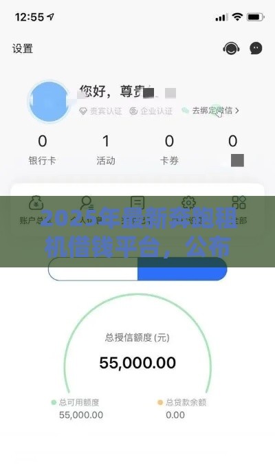 2025年最新奔跑租机借钱平台，公布5个黑户贷款口子秒下的