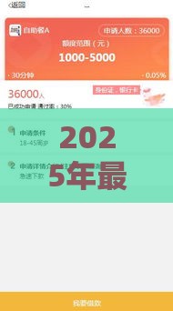 2025年最新必下5000元贷款口子，推荐五个平台贷款好