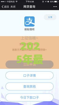 2025年最新必下款的714口子，看看这五个网贷平台查询系统