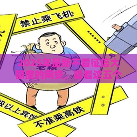 2025年最新不看征信大额度的网贷,看看这五个网贷审核通过率高的平台 2025年最新不看征信大额度的网贷,看看这五个网贷审核通过率高的平台