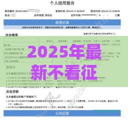 2025年最新不看征信的借贷有吗，试试这五个手机号贷款平台