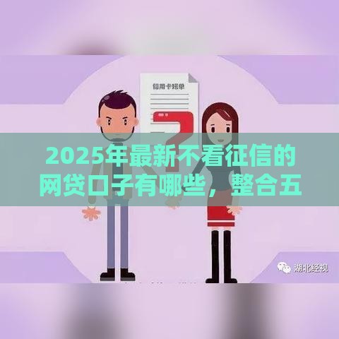2025年最新不看征信的网贷口子有哪些，整合五个有不看负债短借的平台
