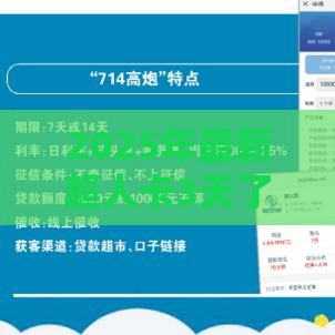 2025年最新超人卡3天了还不下款，梳理五个半夜下款的714口子